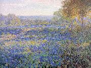 Onderdonk, Julian Fields of Bluebonnets oil